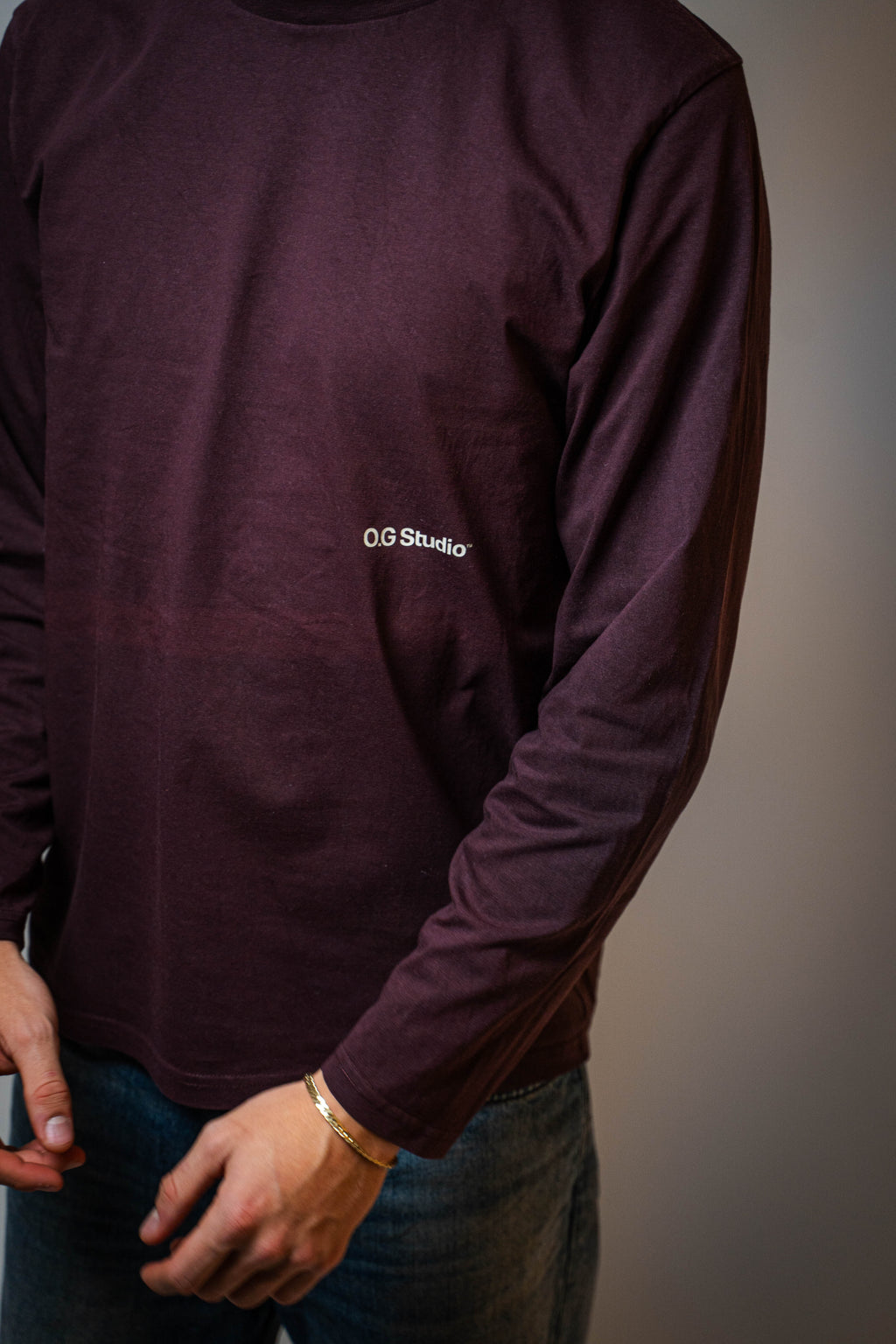 Longsleeve - Rød brun