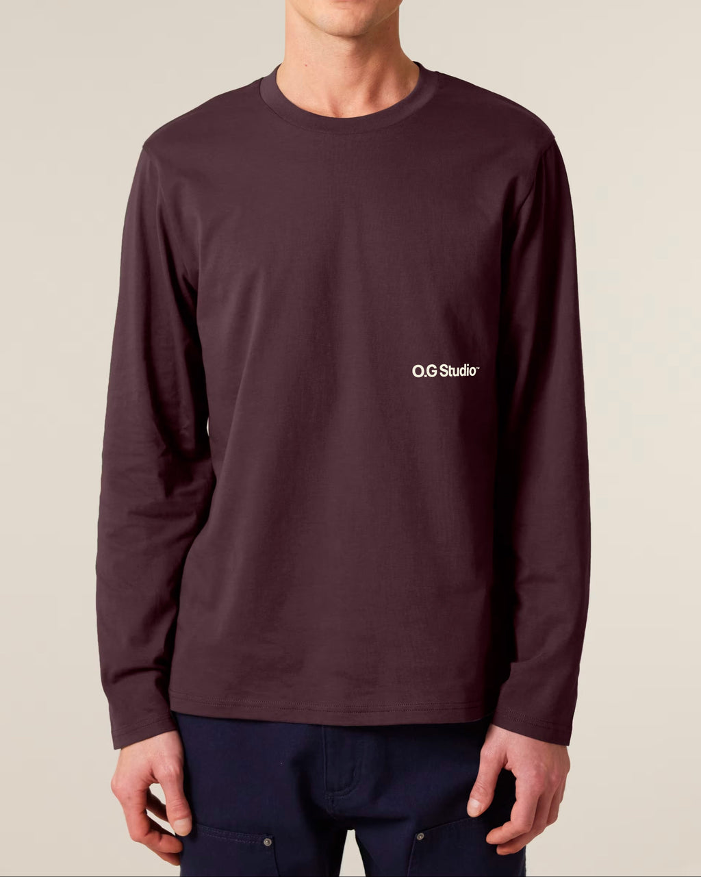 Longsleeve - Rød brun